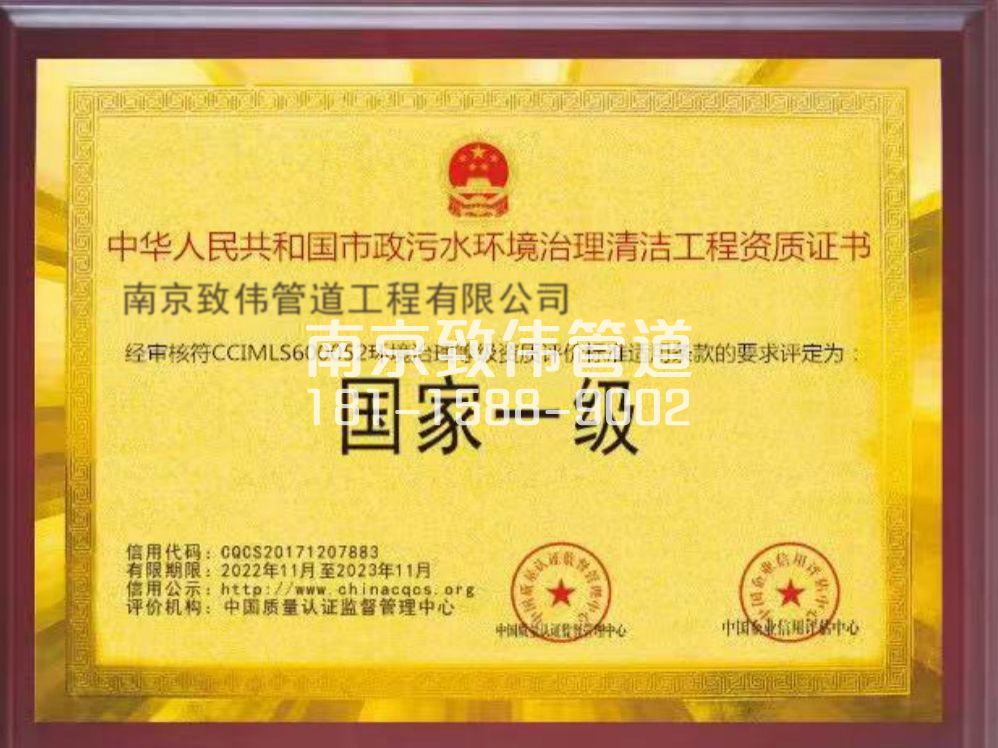 龙潭村环境一级证书